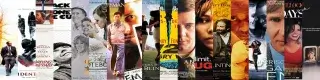 Collage of 18 movie posters from psychology-related films